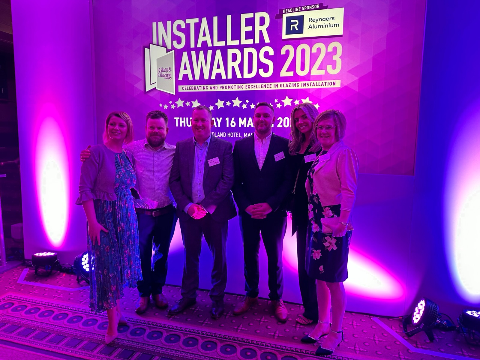 The Window Medic team at Installer Awards 2023